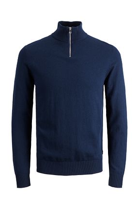 پلیور سرمه ای مردانه ساده Jack & Jones - کد 853912661