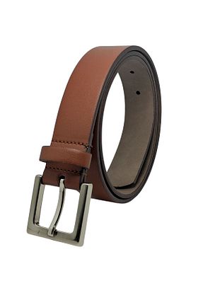 کمربند قهوه ای زنانه چرم مصنوعی genuine leather company eds - کد 808211809