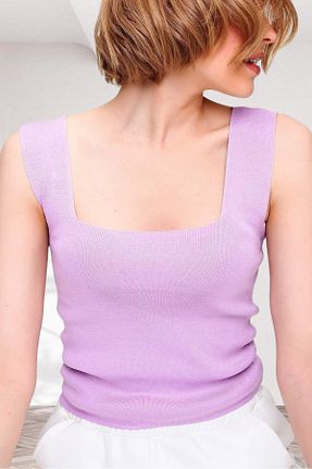 بلوز بنفش زنانه ساده MILANOFOX - کد 853972674