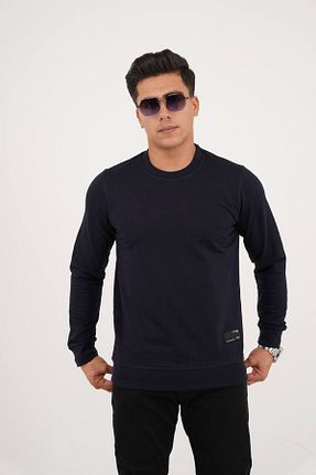 سوئیشرت سرمه ای مردانه İpliği Boyalı Est Estola - کد 854048590