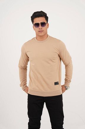 سوئیشرت قهوه ای مردانه İpliği Boyalı Est Estola - کد 854012949