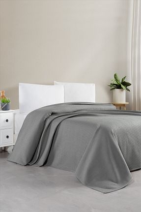 پیکه و ست پیکه دونفره طوسی پنبه ای CEMETEKS - کد 834816518