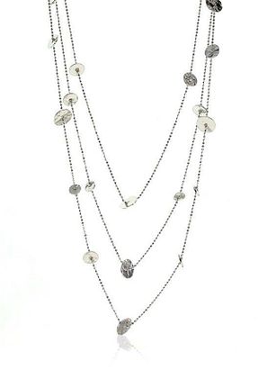 گردنبند نقره سفید زنانه 925 عیار Söğütlü Silver - کد 2118511