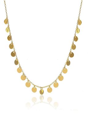 گردنبند نقره زرد زنانه 925 عیار Söğütlü Silver - کد 2393857