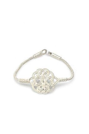 دستبند نقره سفید زنانه 925 عیار Söğütlü Silver - کد 2392293