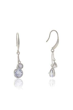 گوشواره نقره سفید زنانه 925 عیار Söğütlü Silver - کد 2393626
