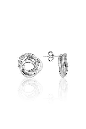 گوشواره نقره زنانه 925 عیار Söğütlü Silver - کد 833095607