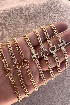 دستبند نقره طلائی زنانه 925 عیار Söğütlü Silver - کد 775448362