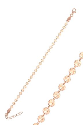 دستبند نقره صورتی زنانه 925 عیار Söğütlü Silver - کد 63160384