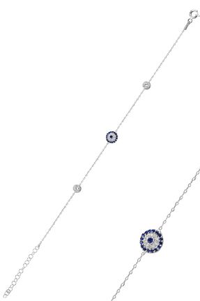 دستبند نقره سفید زنانه 925 عیار Söğütlü Silver - کد 7158214