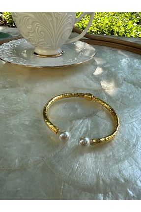 دستبند مروارید زرد مروارید آب شیرین Pearl&Rose Jewelry - کد 854062439