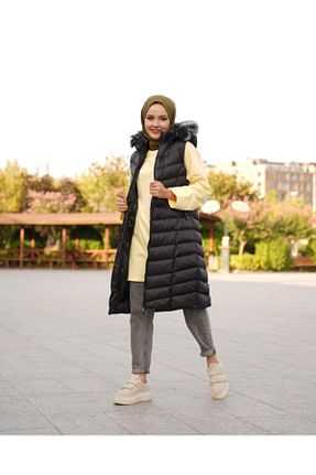 کاپشن حجاب مشکی زنانه پلی استر esmaboutique - کد 185014588