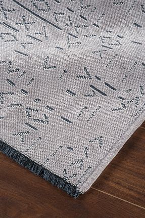 گلیم طوسی پنبه ای tropikal home - کد 854134107