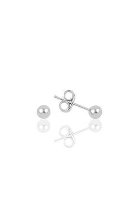 گوشواره نقره سفید زنانه 925 عیار Söğütlü Silver - کد 7158090