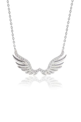 گردنبند نقره سفید زنانه 925 عیار Söğütlü Silver - کد 3233247