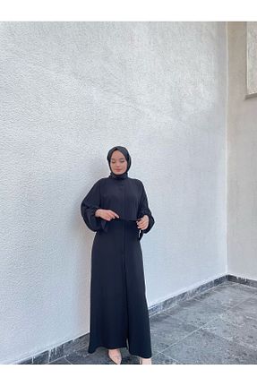 کلاه و ابایا مشکی زنانه بافتنی sarah design - کد 759949188