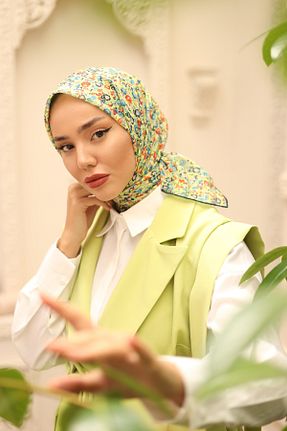 روسری مشکی پنبه ای Silk Home - کد 854058171