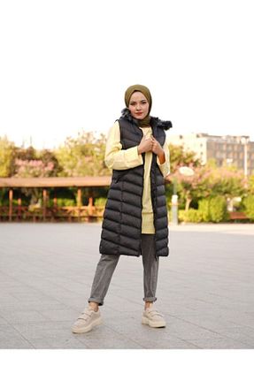 کاپشن حجاب مشکی زنانه پلی استر esmaboutique - کد 185014588