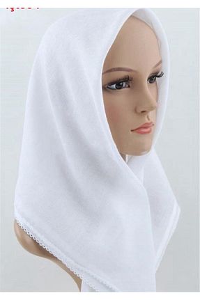 روسری سفید %100 پنبه Blue Trend - کد 854072816