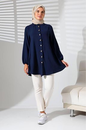 پیراهن سرمه ای زنانه رگولار Berel Moda - کد 853899316