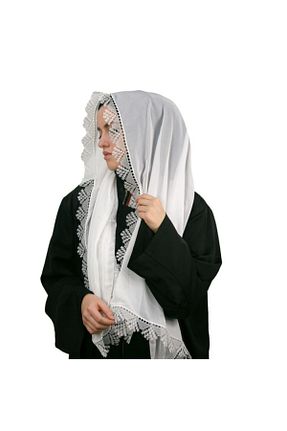روسری نارنجی کرپ OSMANLI - کد 88167614