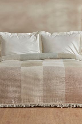 پیکه و ست پیکه دونفره بژ پنبه ای Karaca Home - کد 854101110