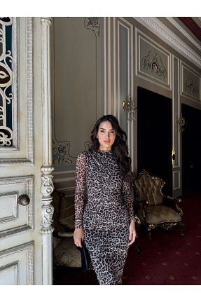 لباس سبز زنانه بافت Sindimoda - کد 854132287