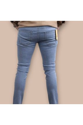شلوار جین آبی مردانه پاچه تنگ GGMM - کد 854139012