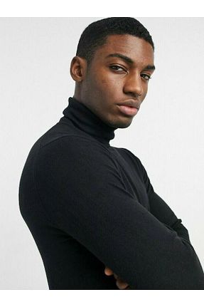 پلیور مشکی مردانه ساده Jack & Jones - کد 346798682
