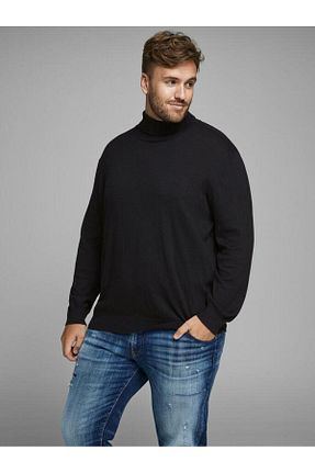 پلیور مشکی مردانه ساده Jack & Jones - کد 346822640