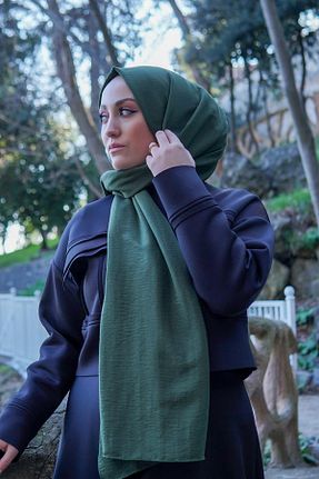 شال سبز زنانه پنبه پلی استر SAYRA - کد 847207492