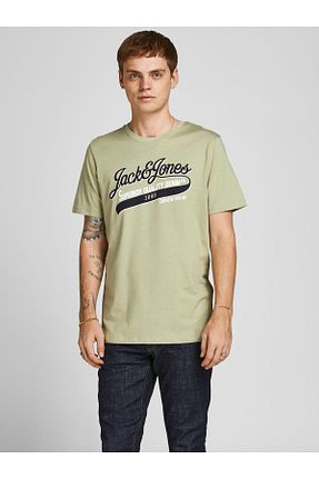 تیشرت خاکی مردانه رگولار Jack & Jones - کد 221723577