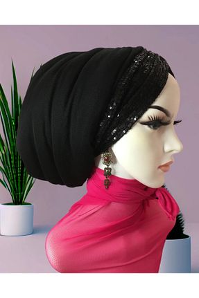 کلاه شنای حجاب مشکی زنانه Balbaytesettur - کد 854204219