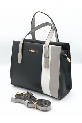 کیف دوشی مشکی زنانه چرم مصنوعی mıchael polo - کد 854208874