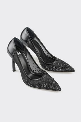 کفش استایلیتو مشکی پاشنه نازک Elle - کد 854279423