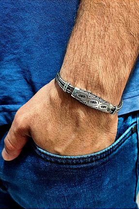 دستبند نقره زنانه 925 عیار AK STORE SİLVER - کد 854273592