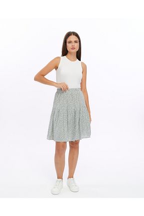 دامن سبز زنانه ویسکون BW BEST WOMAN - کد 854365259