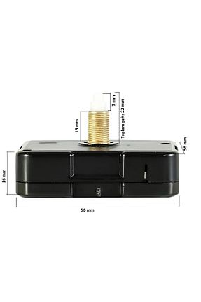 ساعت دیواری مشکی 56 x 55 BAK BEĞEN AL - کد 216232421