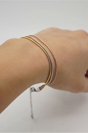 دستبند استیل (فولاد) رنگی زنانه استیل ضد زنگ AtagülCollection - کد 834219196