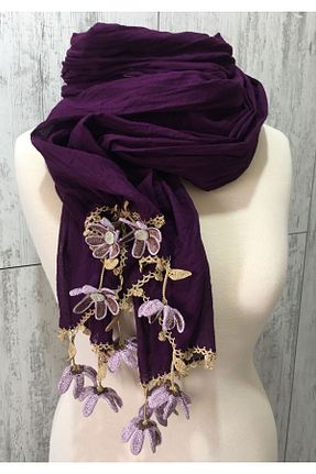 دستمال گردن صورتی زنانه پنبه ای KAFTAN TAKI TASARIM - کد 153354036