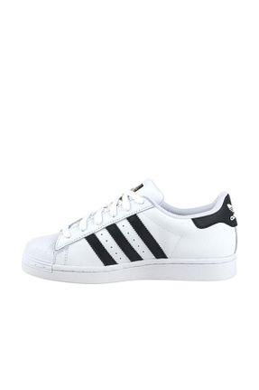 کفش اسنیکر سفید زنانه پارچه adidas - کد 854418395