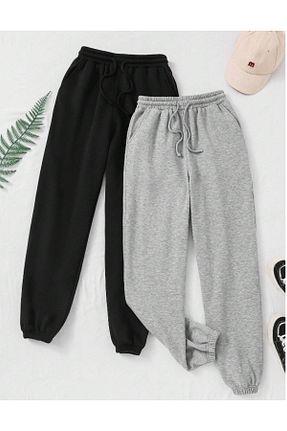 شلوار مشکی زنانه پنبه - الاستین yx yustex sport - کد 854477453