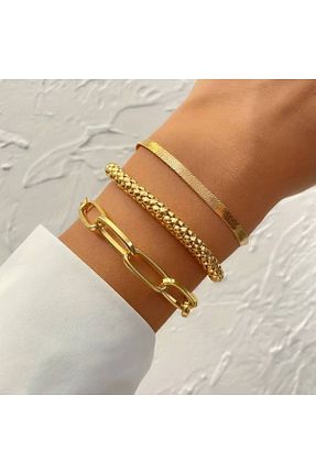 دستبند جواهر طلائی زنانه سنگ Idilduru kozmetik - کد 854454723