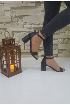 کفش پاشنه بلند کلاسیک مشکی زنانه چرم پاشنه ضخیم پاشنه متوسط ( 5 - 9 cm ) کد 118707868