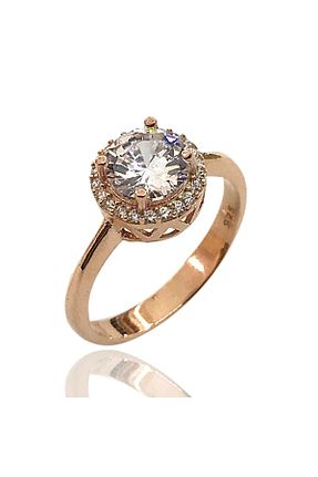 انگشتر نقره طلائی زنانه زیرکن Rana Silver - کد 127923787