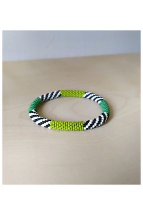 دستبند جواهر سبز زنانه کد 128134269