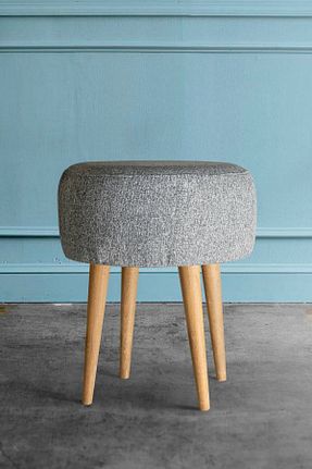 پوف و نیمکت طوسی 45 x 45 WEBPANYA - کد 128581761