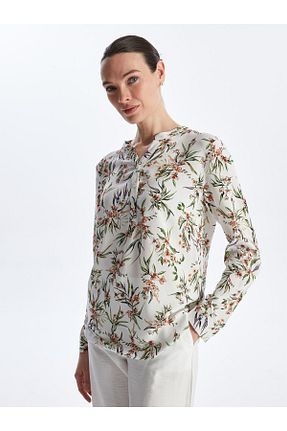 بلوز نباتی زنانه گلدار LC Waikiki - کد 816899130