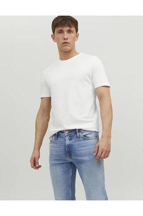 تیشرت سفید مردانه رگولار Jack & Jones - کد 851262121