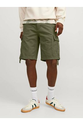 شلوارک و برمودا خاکی مردانه پارچه Jack & Jones - کد 851265961
